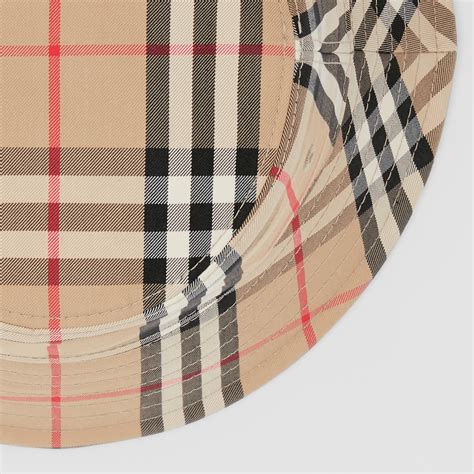 burberry check technical hat